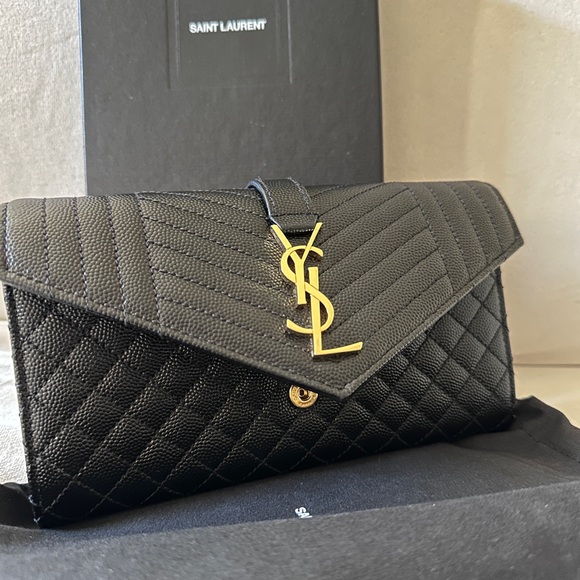 Black YSL Wallet - Picture 2 of 6